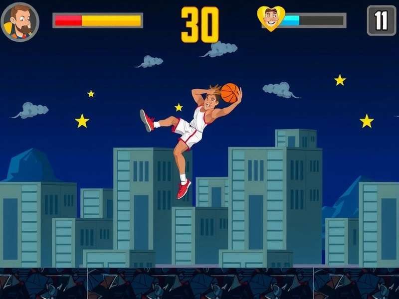 Desi Dunk Champion gameplay screenshot
